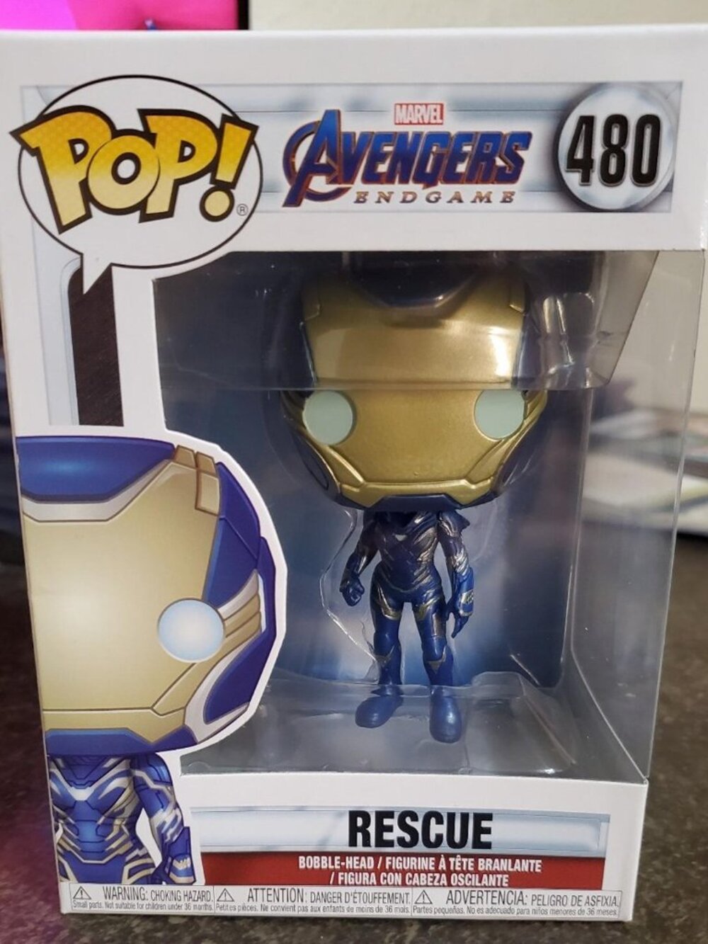 Funko Pop Marvel Universe Avengers Movie Rescue 480 Mint